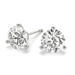 Load image into Gallery viewer, 14K White Gold Diamond Stud Earrings 2.00ctw
