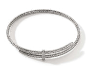 JOHN HARDY Spear Pavé Diamond Flex Coil Choker