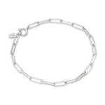 Load image into Gallery viewer, ANNA BECK Elongated Box Chain Bracelet - Silver