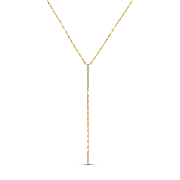 14K Yellow Gold DIamond Necklace