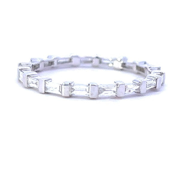 BEVERLY K 18K White Gold Diamond Eternity Band