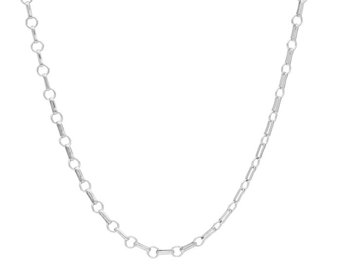 ANNA BECK Bar & Ring Chain Collar Necklace