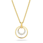 Load image into Gallery viewer, MICHAEL M 14K Yellow Gold Cloud Double Ring Necklace
