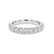 MEMOIRE Platinum Diamond Wedding or Anniversay Band