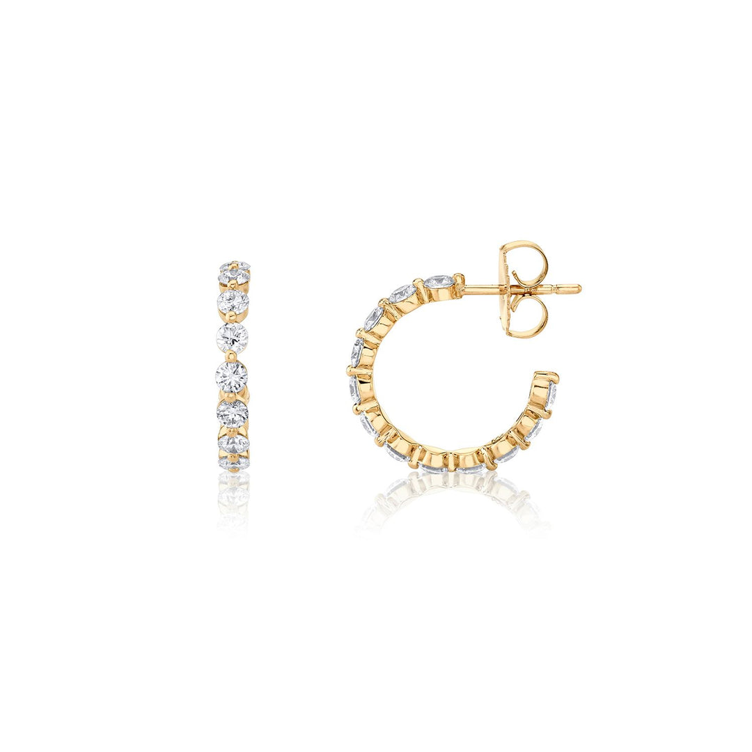 MICHAEL M Cloud Diamond Huggie