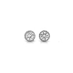 Load image into Gallery viewer, 18K White Gold Diamond Earring Jackets