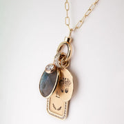 HEATHER B MOORE 14K Yellow Gold Swivel Charm Hinge