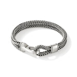 Load image into Gallery viewer, Classic Chain Double Silver Hook Bracelet
