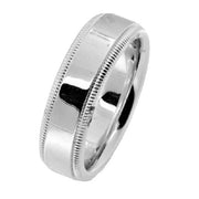 Men's Silver Wedding Band