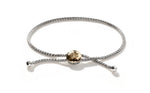 Load image into Gallery viewer, Classic Chain Gold &amp; Silver Hammered Station Bracelet

