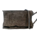 Load image into Gallery viewer, Pre-Owned DOLCE &amp; GABANNA Logo Crossbody Suede Bag
