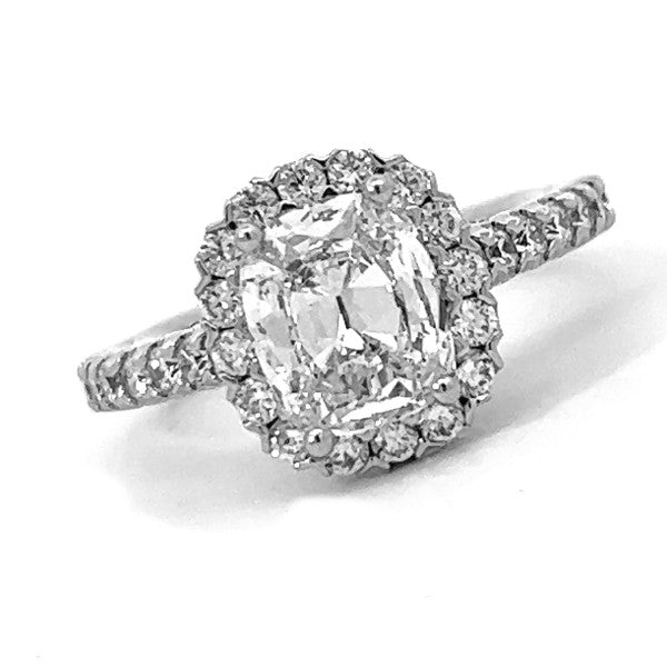 Halo Diamond Engagement Ring - Proposal Ready