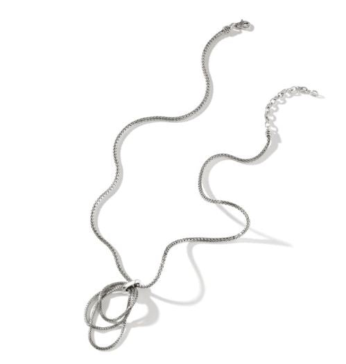 Classic Chain Silver Pendant Necklace