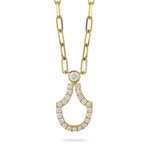 Load image into Gallery viewer, Diamond Equestrian Necklace