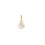 Load image into Gallery viewer, 14K Yellow Gold 9.8mm Keshi Cornflake Pearl Pendant / Charm / Enhancer