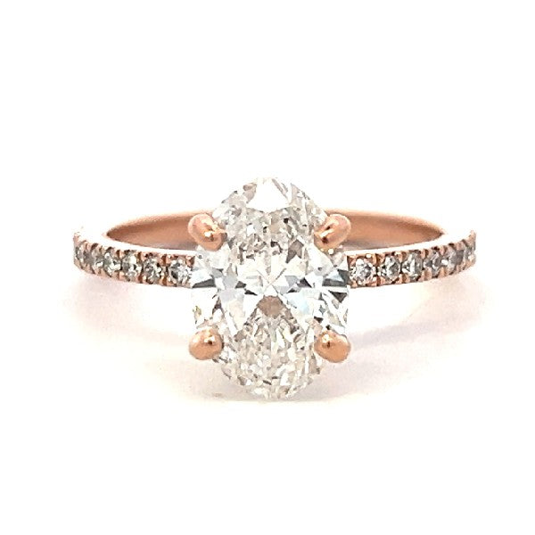 Side Stone Engagement Ring