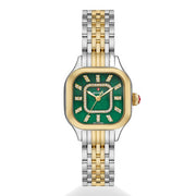 MICHELE Meggie Two-Tone Lush Green Dial Diamond Watch