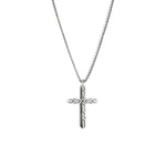 Load image into Gallery viewer, JOHN HARDY Icon 50 Silver Cross Necklace
