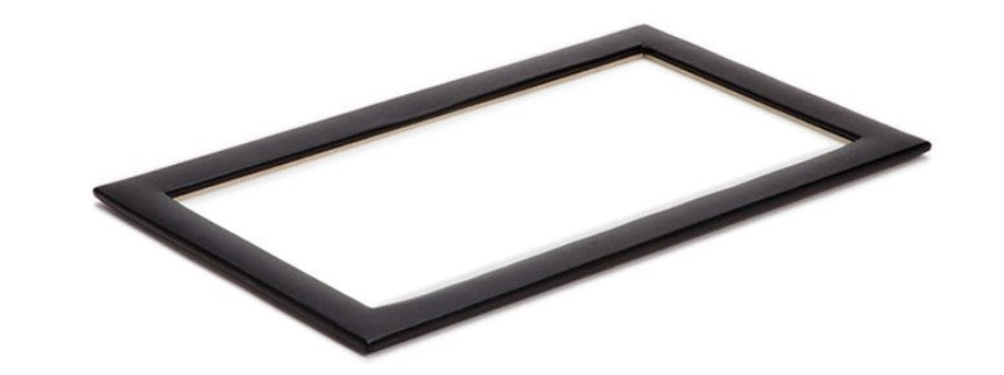 Vault Tray Glass Lid - Black