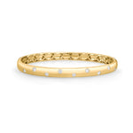 Load image into Gallery viewer, MEMOIRE 18K Yellow Gold Gypsy Diamond Bangle Bracelet