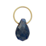 Load image into Gallery viewer, Blue Sapphire High Faceted Drop