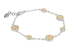 Load image into Gallery viewer, ANNA BECK Classic Station Bracelet - Gold &amp; Silver
