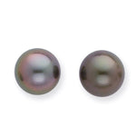 Load image into Gallery viewer, 8-9mm  Cultured Tahitian Pearl Earrings
