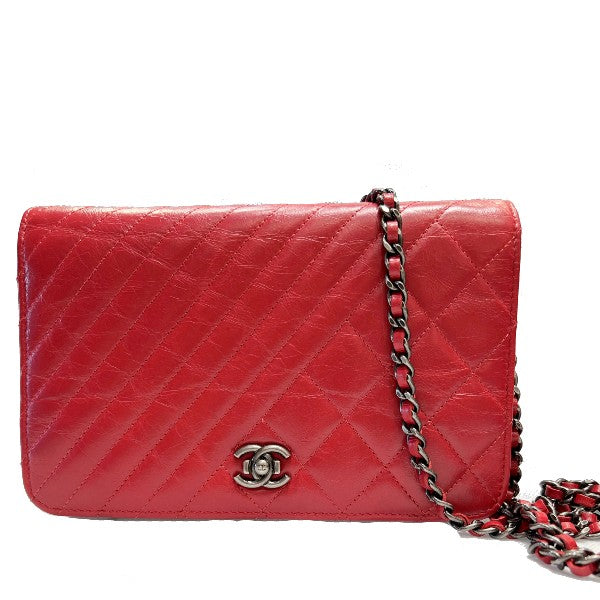 Pre-Owned CHANEL Full Flap Wallet on Chain
