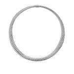 Load image into Gallery viewer, Classic Chain Graduated Silver Necklace
