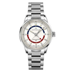 Load image into Gallery viewer, NORQAIN Freedom 60 GMT Opaline Dial Stainless Steel Automatic Watch 40mm
