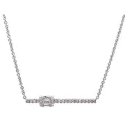 Diamond Bar Necklace