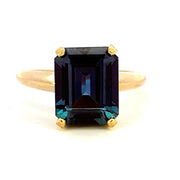 Lab-Grown Alexandrite Ring
