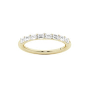 14K Yellow Gold Emerald Cut Diamond Ring