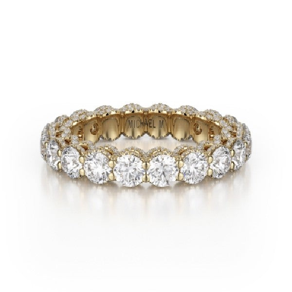 MICHAEL M Crown Eternity Wedding Band