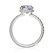 MICHAEL M Crown Engagement Ring