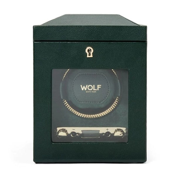 WOLF British Racing Single Watch Winder - Green