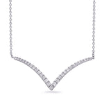 Load image into Gallery viewer, Diamond Chevron Necklace
