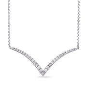 Diamond Chevron Necklace