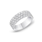 Load image into Gallery viewer, MEMOIRE 18K White Gold Paramount Diamond Wedding or Anniversary Band