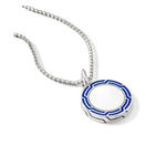 Load image into Gallery viewer, JOHN HARDY Men&#39;s Silver Pendant Necklace With Enamel
