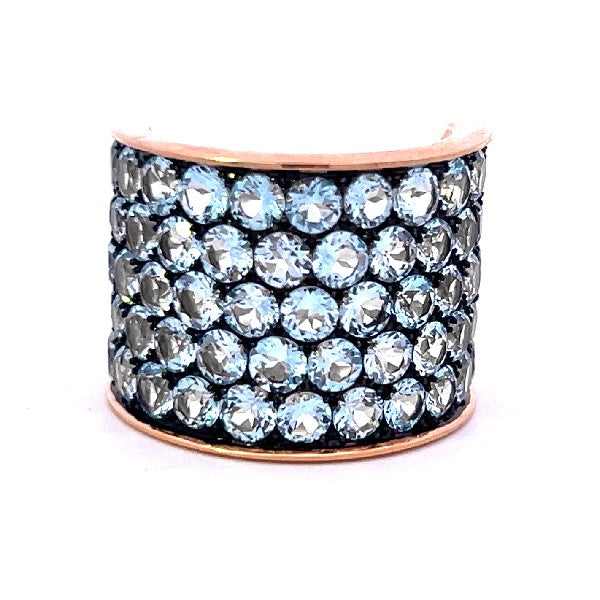 ETHO MARIA Blue Topaz Fashion Ring