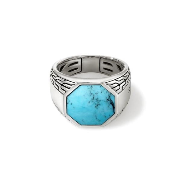 JOHN HARDY Men's Turquoise Signet Ring