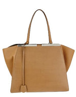 Load image into Gallery viewer, Pre-Owned FENDI Light Orzo Vitello Elite Leather 3Jours Tote Bag