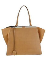 Load image into Gallery viewer, Pre-Owned FENDI Light Orzo Vitello Elite Leather 3Jours Tote Bag
