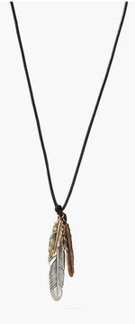 Load image into Gallery viewer, JOHN VARVATOS Feather Necklace
