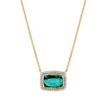 Load image into Gallery viewer, Green Tourmaline Necklace
