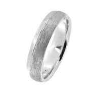 Men's Silver Wedding Band