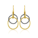 Load image into Gallery viewer, Double Interlocking Circle Earrings
