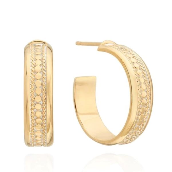 ANNA BECK Wide Hoop Earrings