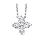 Load image into Gallery viewer, 14K White Gold Diamond Necklace